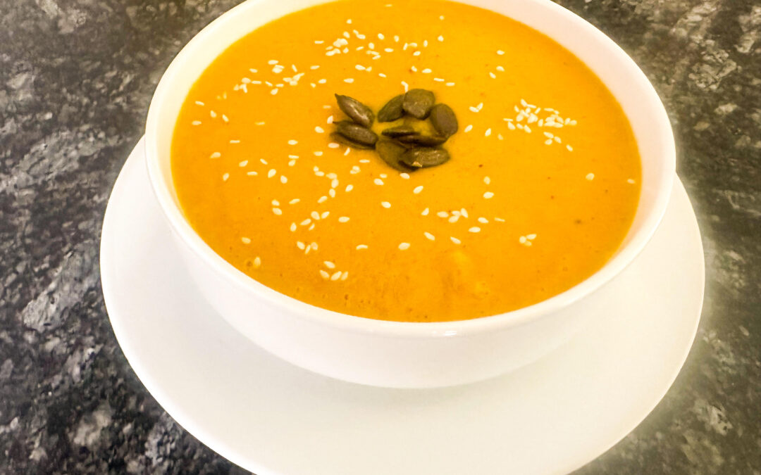 Soupe de lentilles corail et carottes